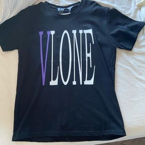 Vlone Staple T-Shirt 'Black/Purple'